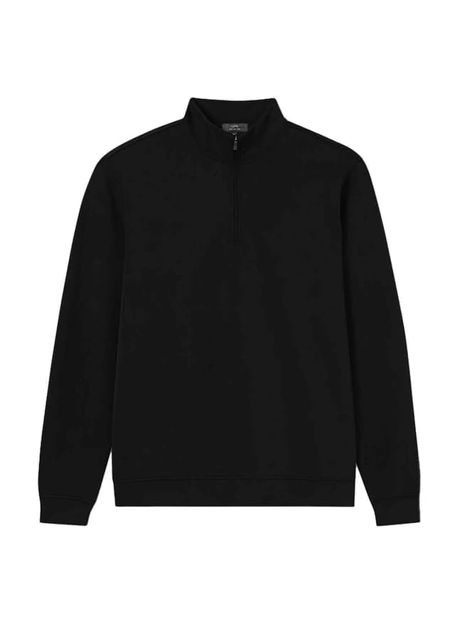 Sun Day Red Men's SDR Pacific Luxe Mock Neck Quarter-Zip - Navy LG