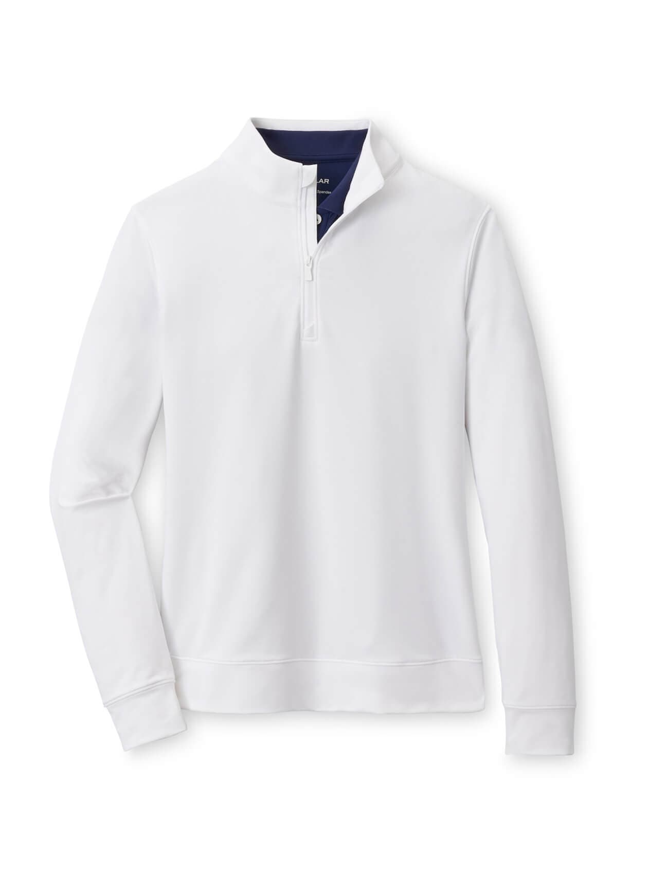 Peter Millar Women's Perth Performance Quarter-Zip - White LG
