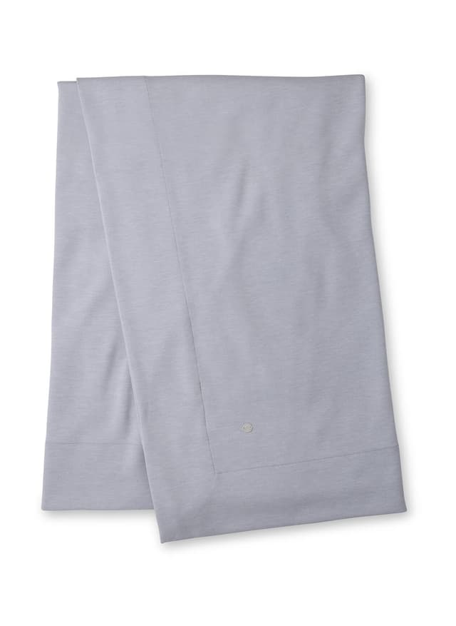Peter Millar Flora Knit Cart Blanket - F26 - Light Grey MISC