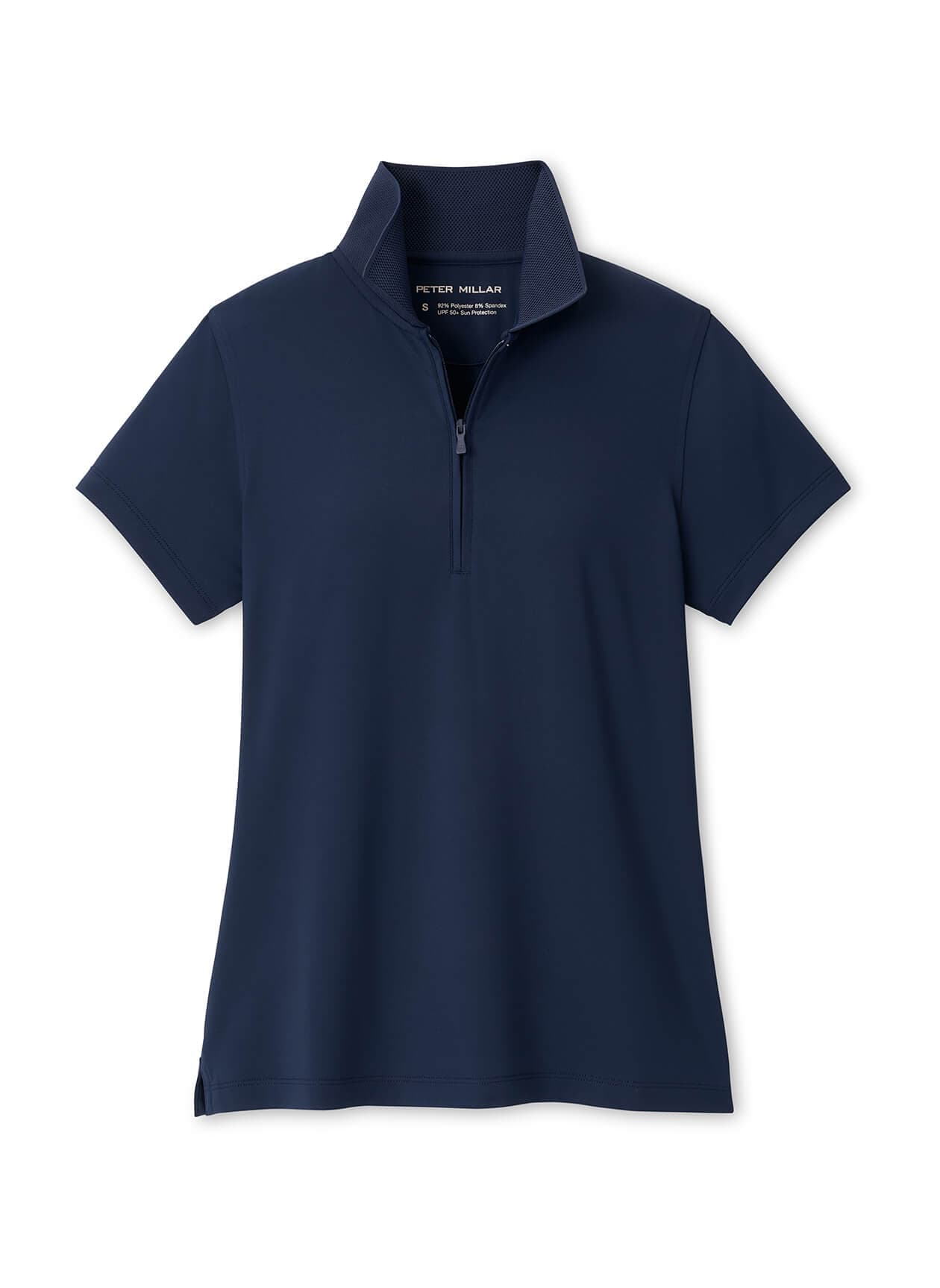 Peter Millar Women's Keswick Zip Neck Polo - Navy LG
