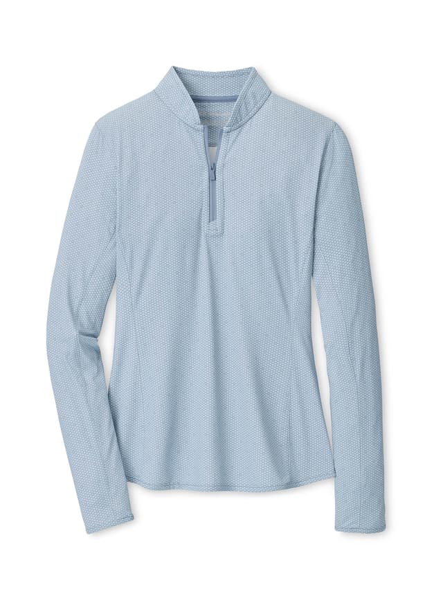 Peter Millar Women's Shadebreak Brook Street Lightweight Sunshirt - Cyan LG