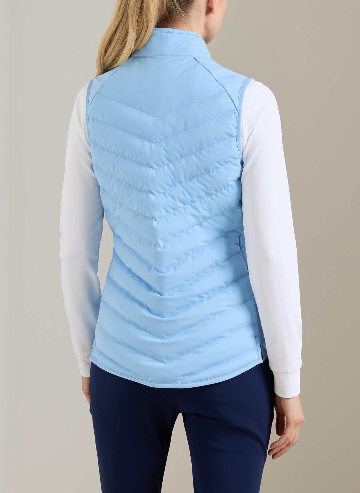 Peter Millar Women's Fuse Hybrid Vest F26 - Cyan LG