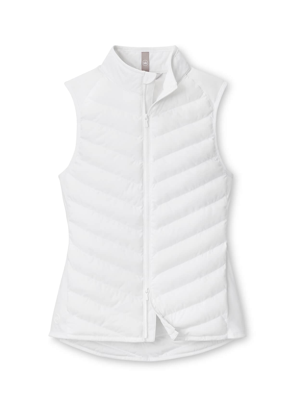 Peter Millar Women's Fuse Hybrid Vest F26 - White LG