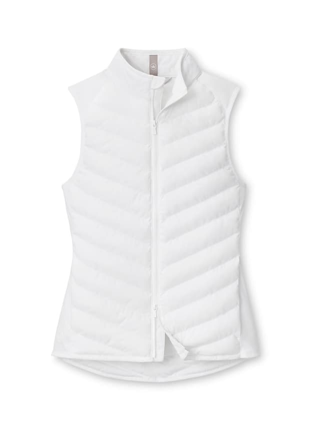 Peter Millar Women's Fuse Hybrid Vest F26 - White LG