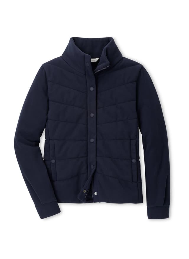 Peter Millar Women's Méribel Insulated Fleece Jacket - Navy LG