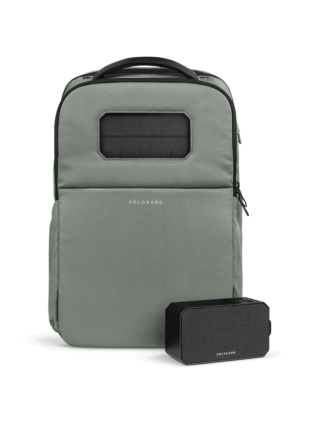 Solgaard Lifepack Backpack + Solar Boombox - Green MISC