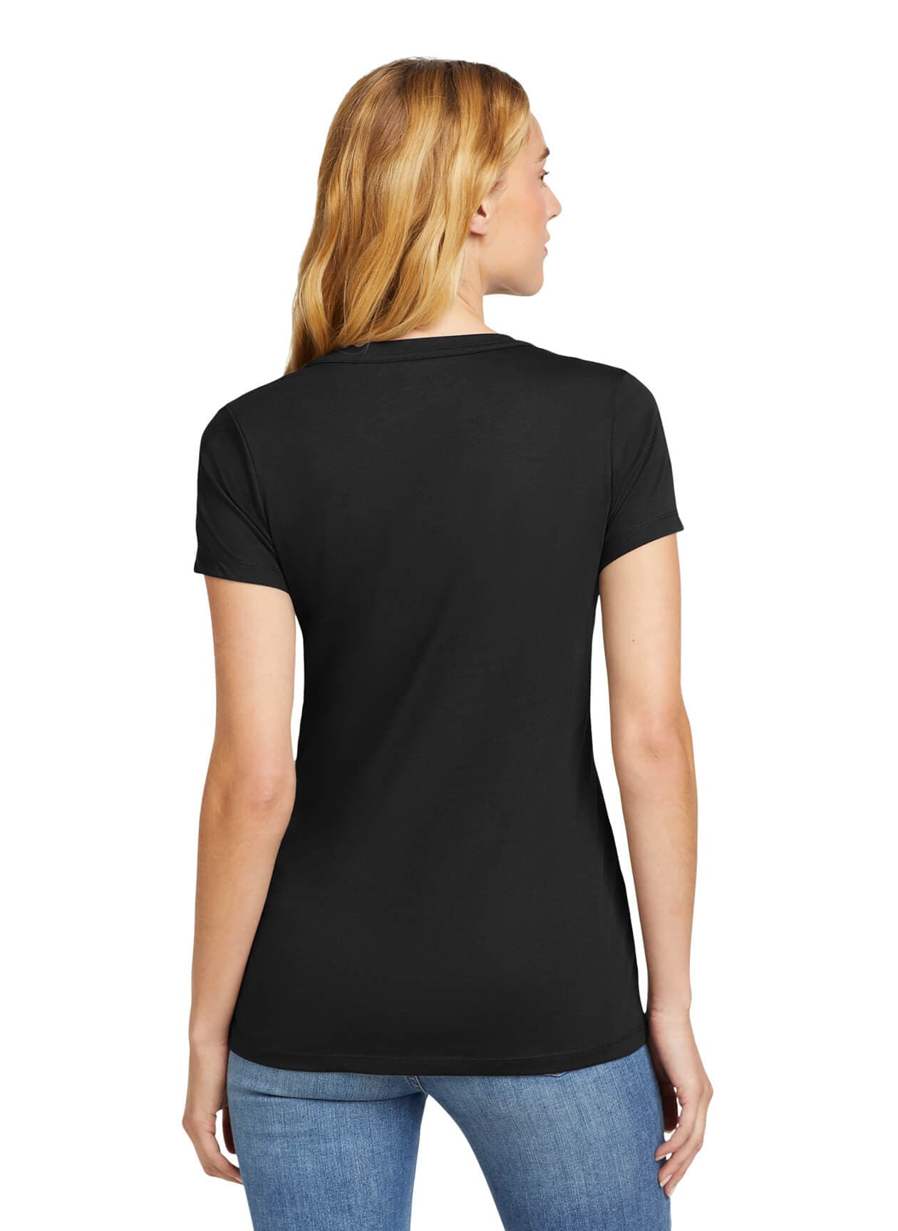 New Era Women's Heritage Blend V-Neck T-Shirt - Black 3XL