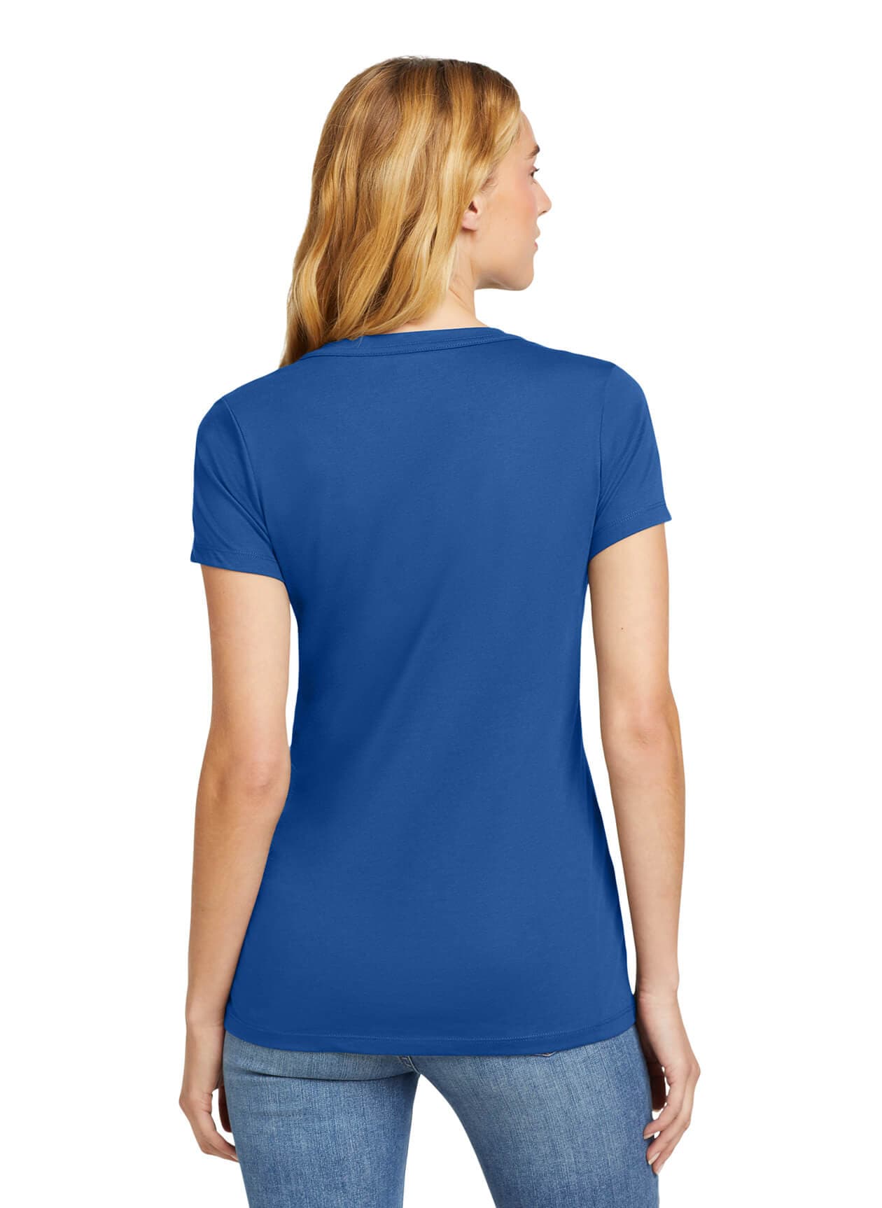 New Era Women's Heritage Blend V-Neck T-Shirt - Blue 3XL