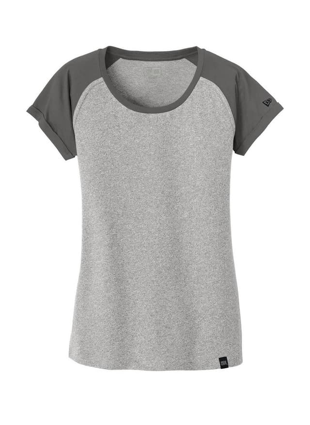 New Era Women's Heritage Blend Varsity T-Shirt - Light Grey 3XL