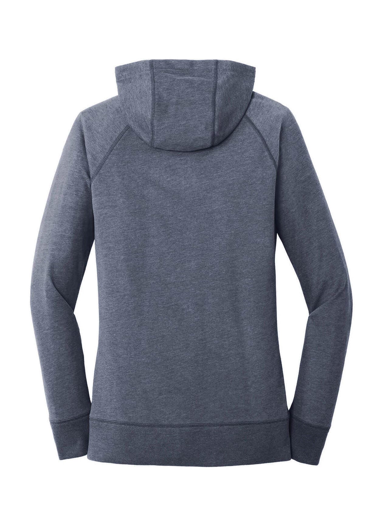 New Era Women's Sueded Cotton Blend Full-Zip Hoodie - True Navy Heather (NHT) 3XL