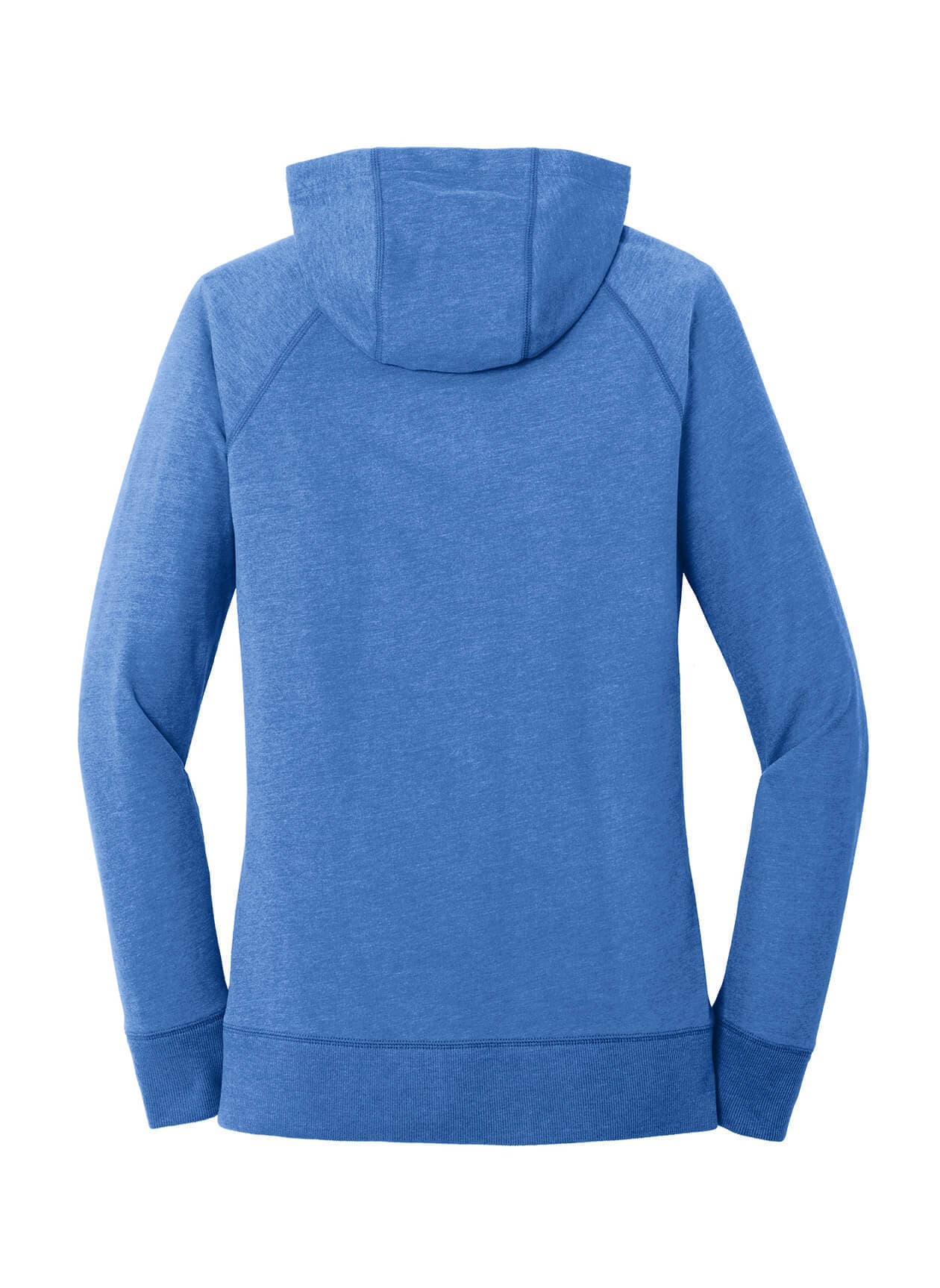 New Era Women's Sueded Cotton Blend Full-Zip Hoodie - Royal Heather (ROYH) 3XL