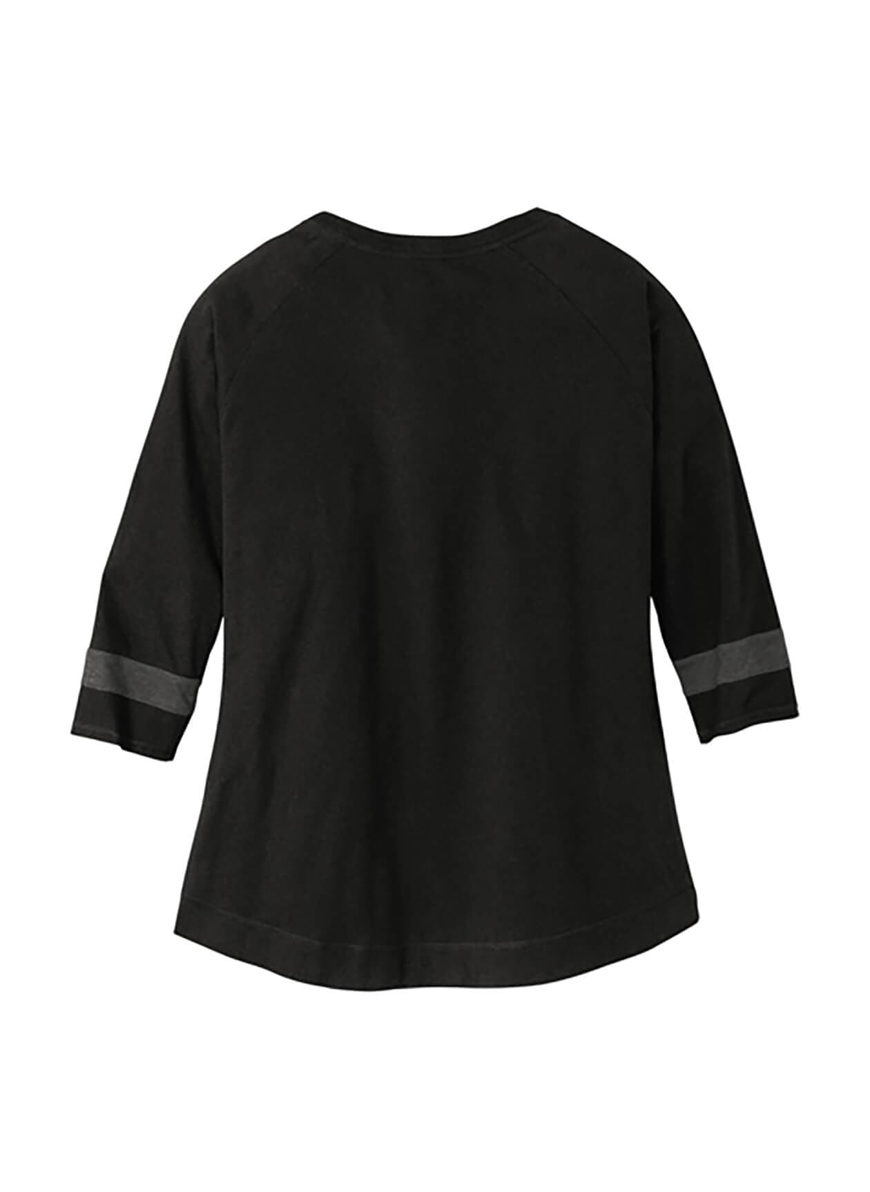 New Era Women's Tri-Blend 3/4-Sleeve Tee - Black 3XL