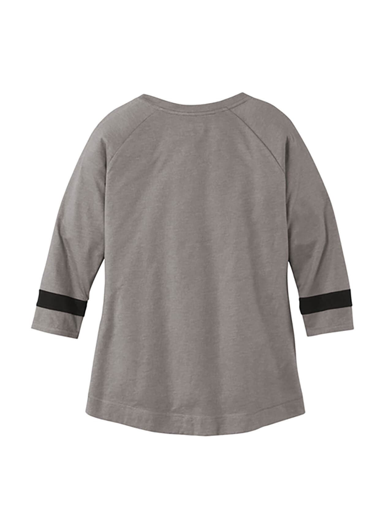 New Era Women's Tri-Blend 3/4-Sleeve Tee - Dark Grey 3XL