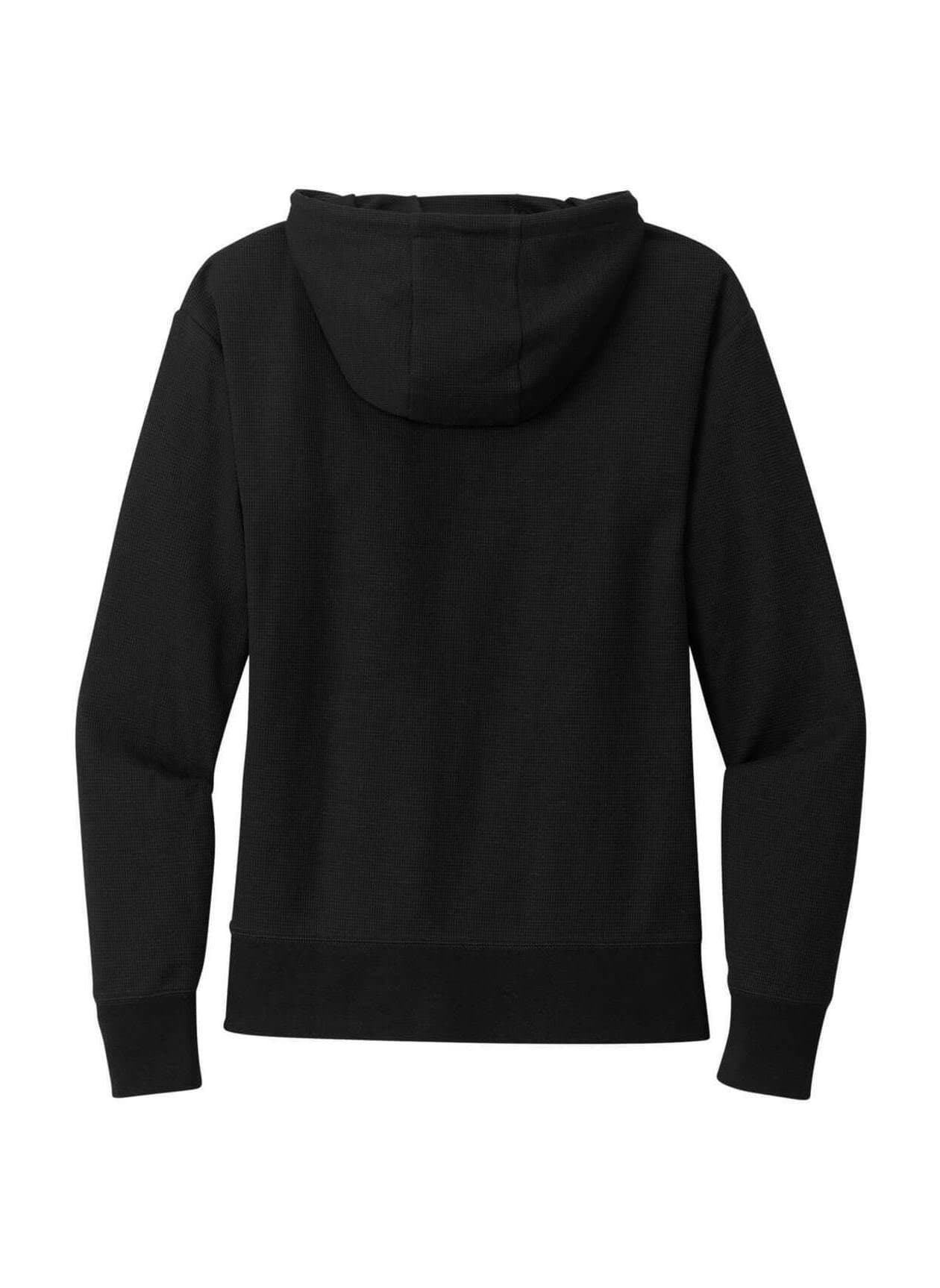 New Era Women's Thermal Full-Zip Hoodie - Black 3XL