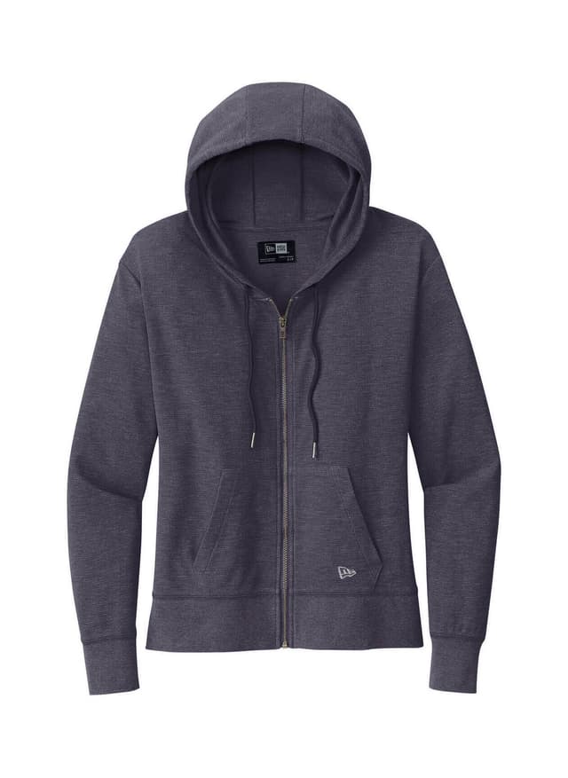 New Era Women's Thermal Full-Zip Hoodie - Navy 3XL