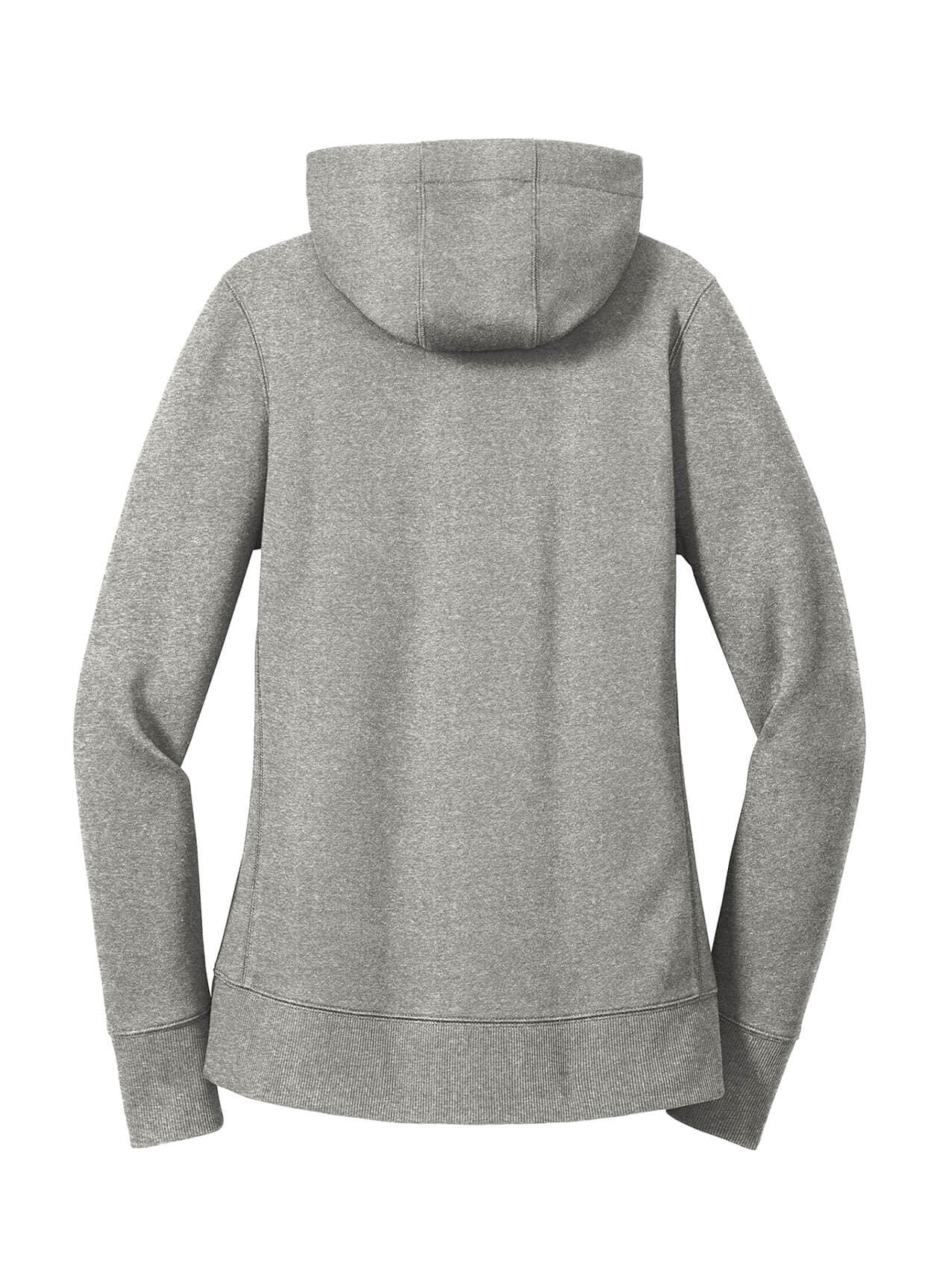 New Era Women's French Terry Full-Zip Hoodie - Light Grey 3XL
