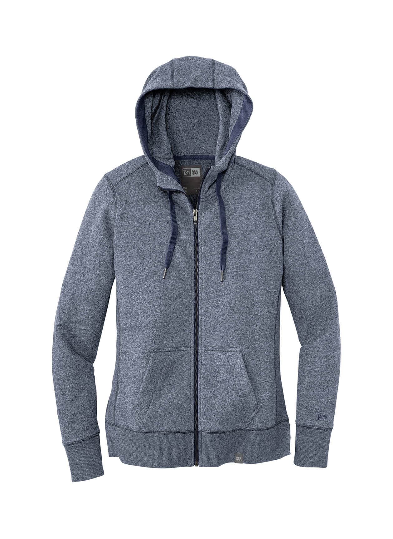 New Era Women's French Terry Full-Zip Hoodie - Navy 3XL