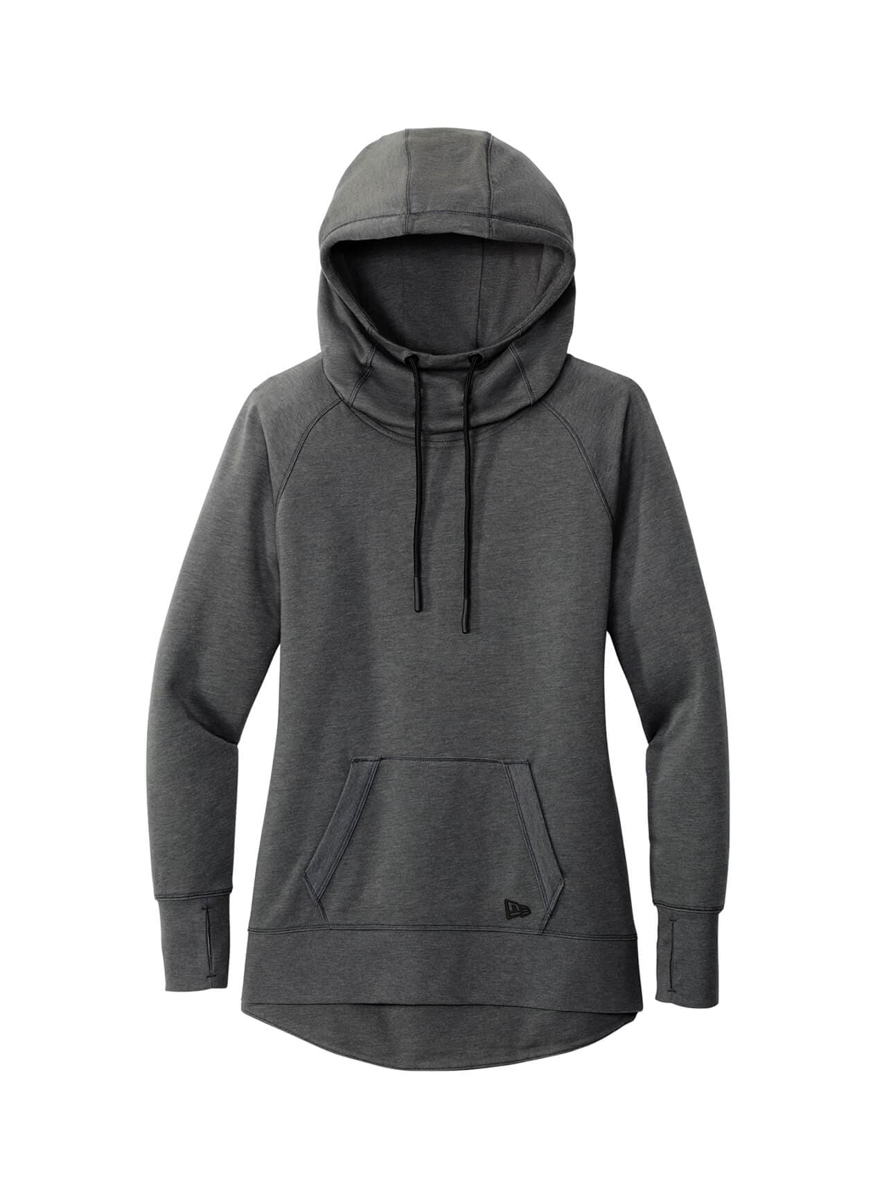 New Era Women's Tri-Blend Fleece Pullover Hoodie - Black 3XL