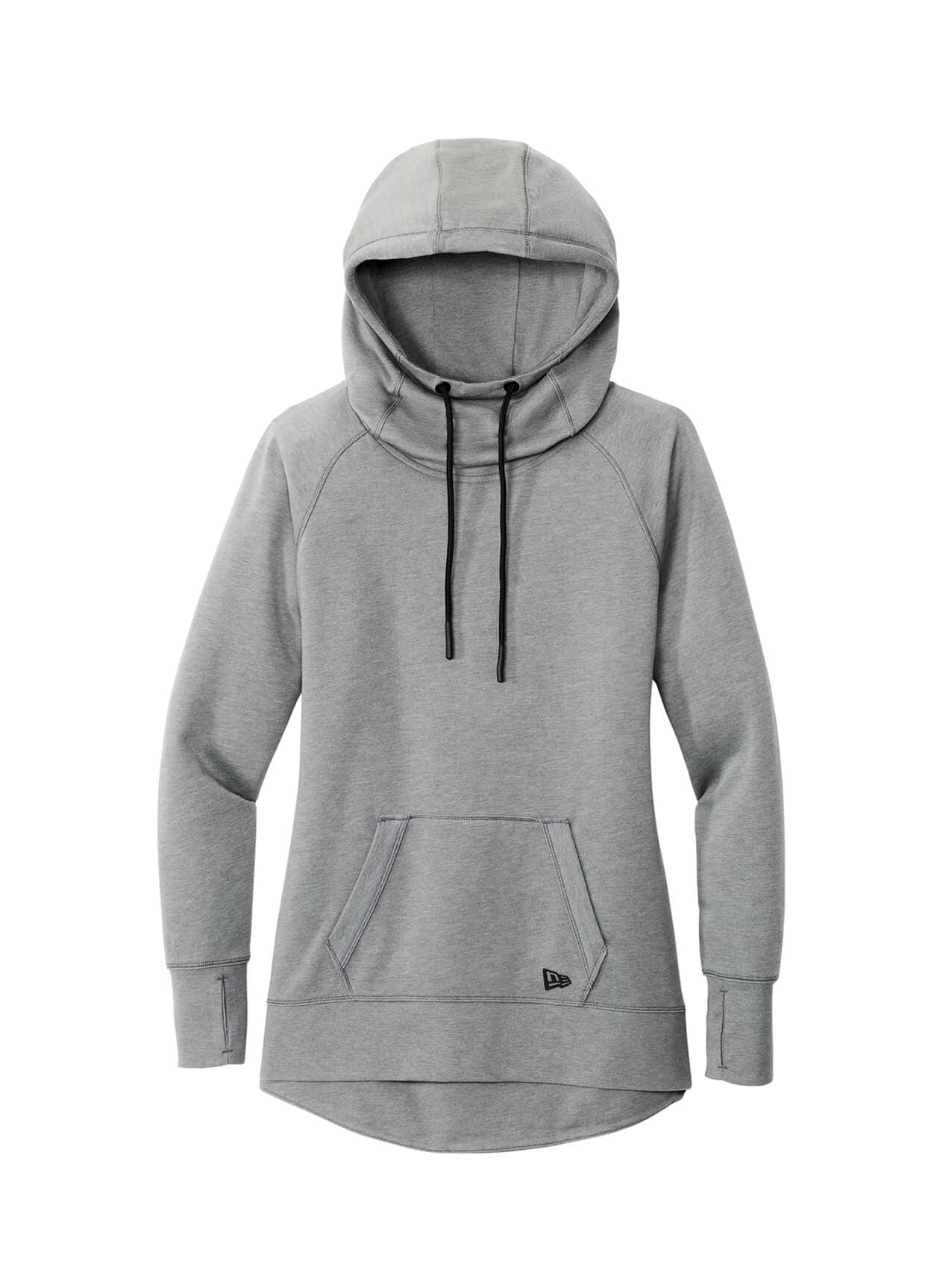 New Era Women's Tri-Blend Fleece Pullover Hoodie - Light Grey 3XL