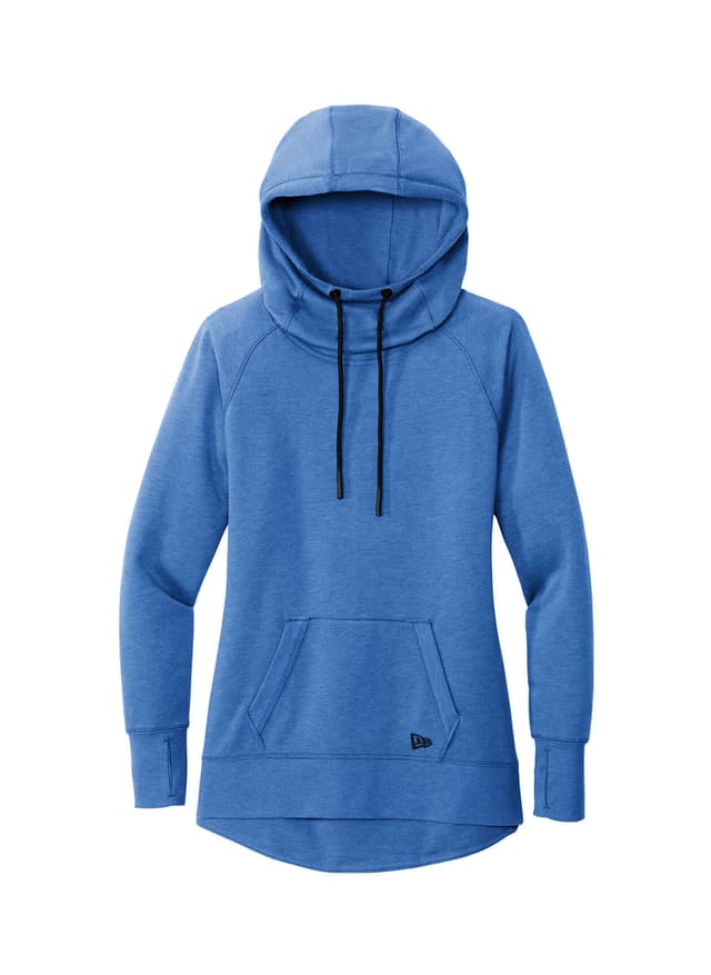 New Era Women's Tri-Blend Fleece Pullover Hoodie - Blue 3XL