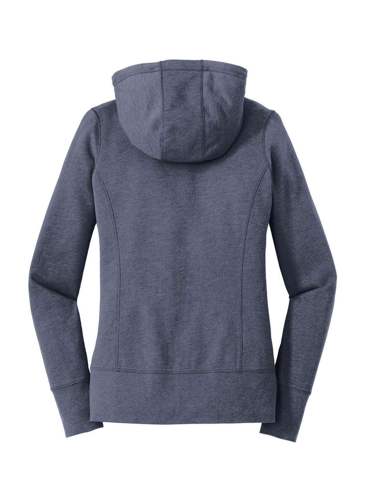 New Era Women's Tri-Blend Fleece Full-Zip Hoodie - Navy 3XL