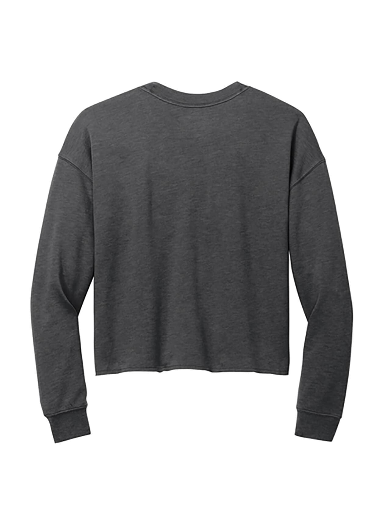 New Era Women's Tri-Blend Fleece Crop Crew - Black 3XL