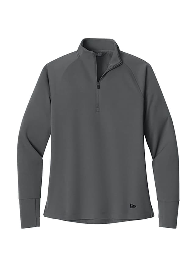 New Era Women's Stand Out Quarter-Zip - Dark Grey 3XL