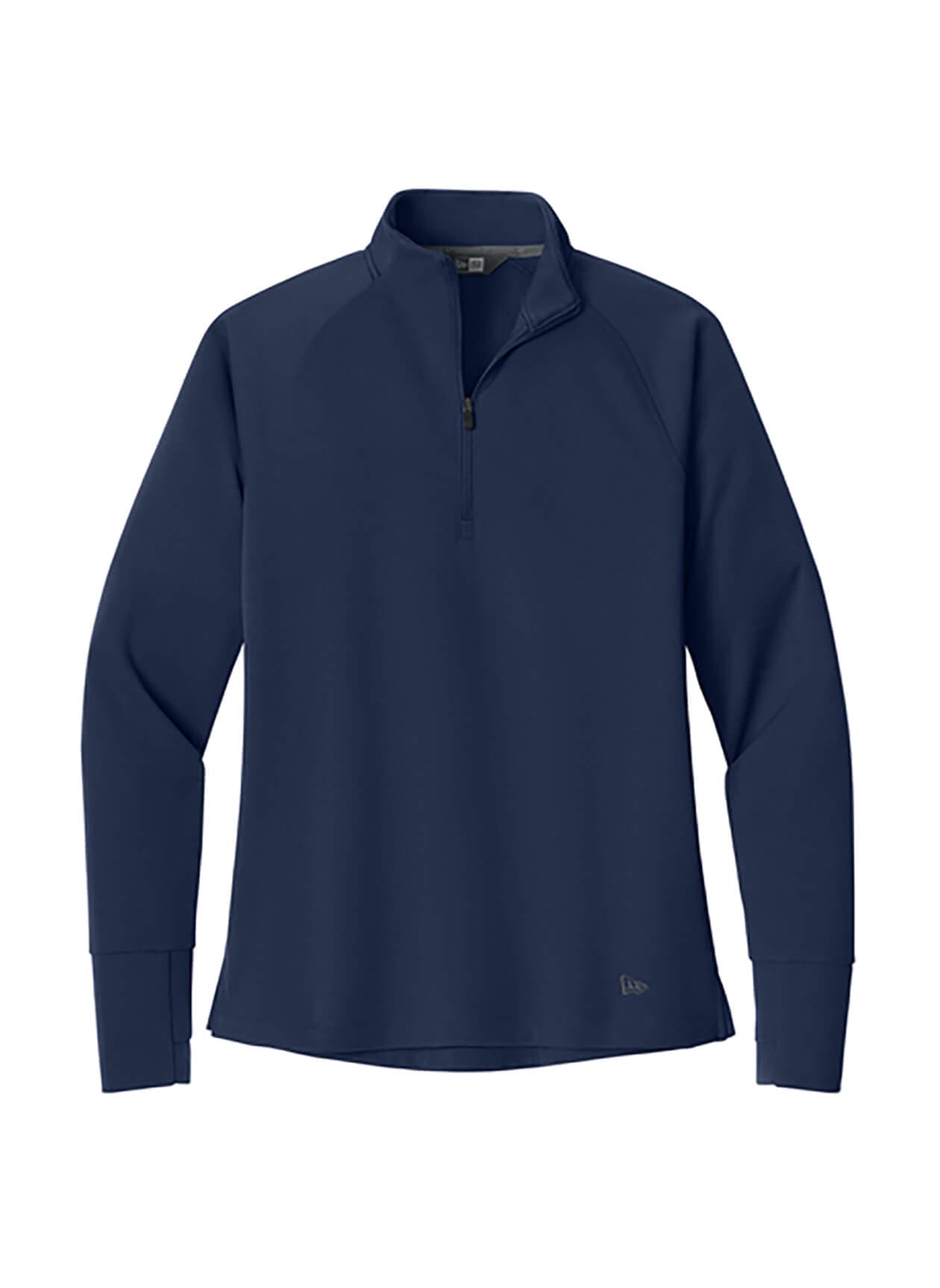 New Era Women's Stand Out Quarter-Zip - Navy 3XL