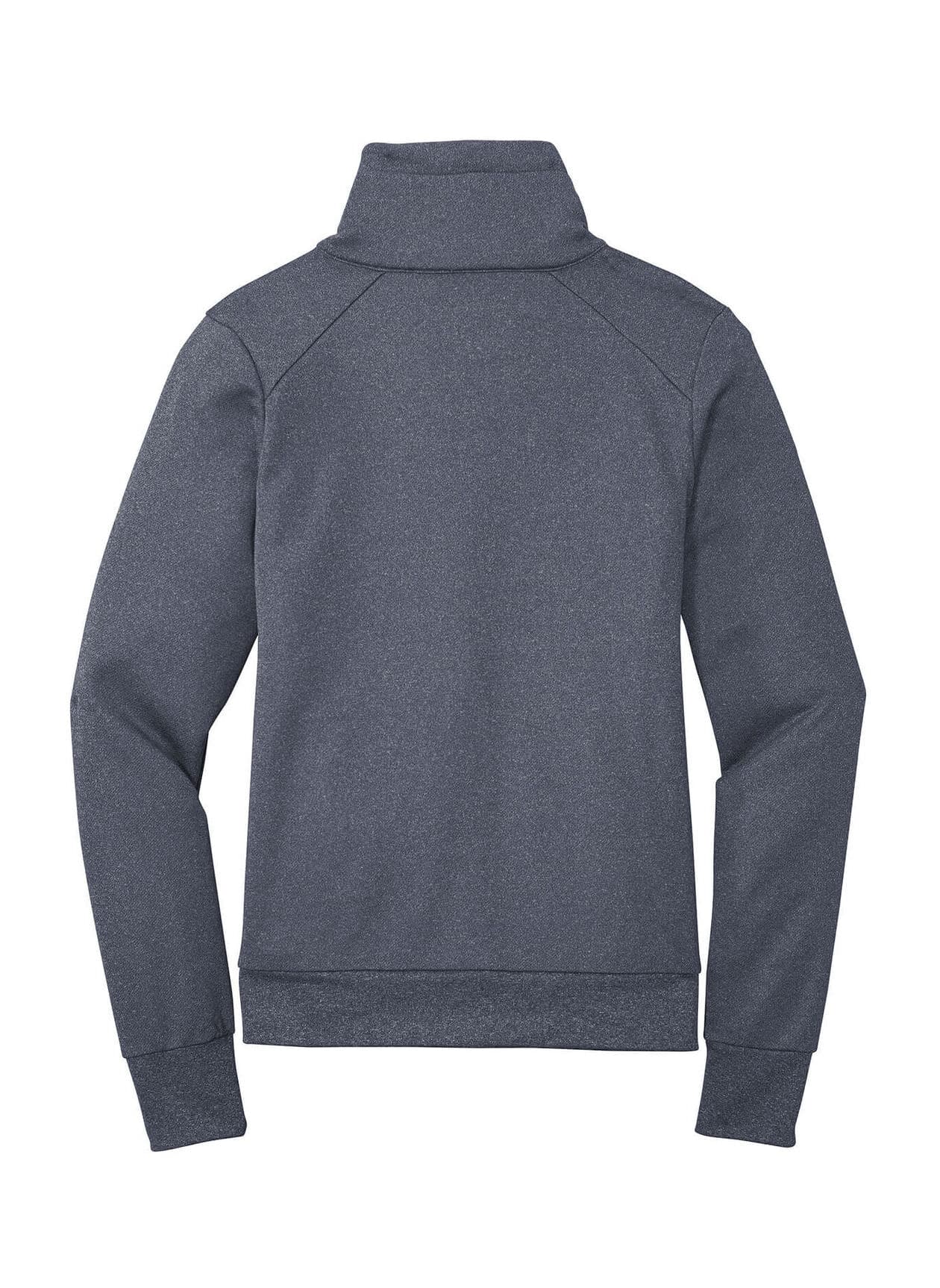 New Era Women's Performance Terry Full-Zip Cowl Sweatshirt - Blue 3XL