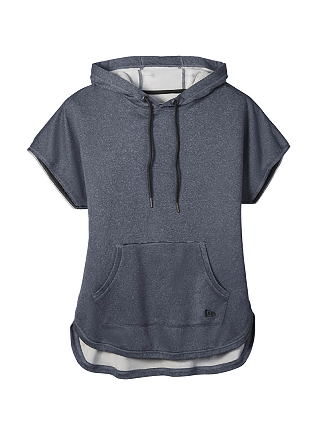 New Era Women's Performance Terry Short Sleeve Hoodie - Navy 3XL
