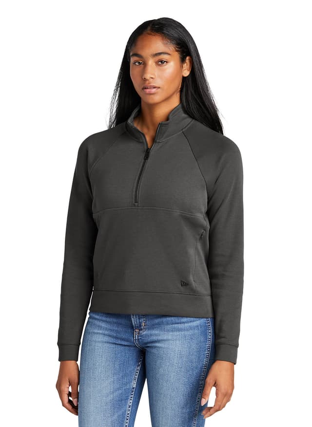 New Era Women's STS Half-Zip - Dark Grey 3XL