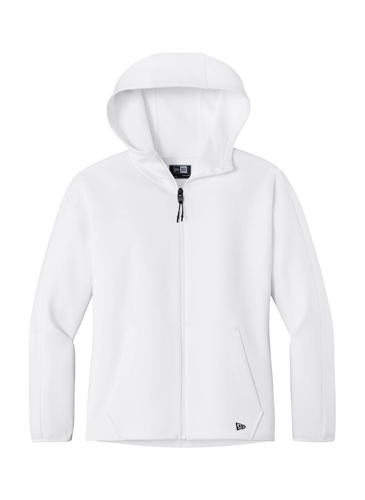 New Era Women’s Double Back Full-Zip Hoodie - White 3XL