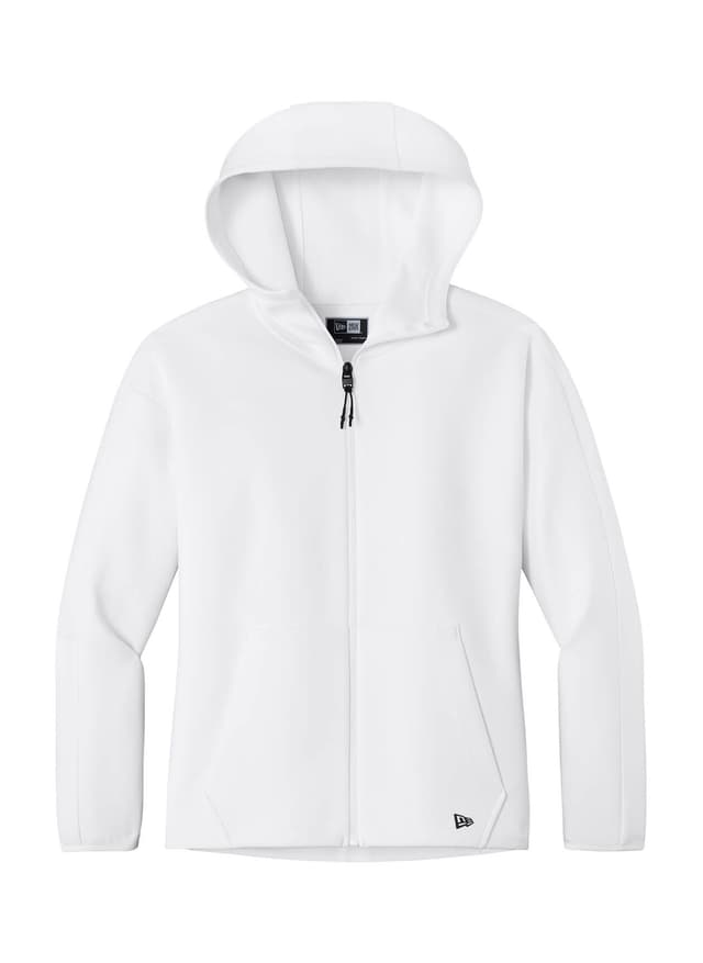 New Era Women’s Double Back Full-Zip Hoodie - White 3XL