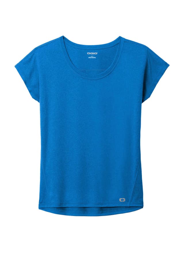 OGIO Women's Pulse Dolman T-Shirt - Blue 3XL