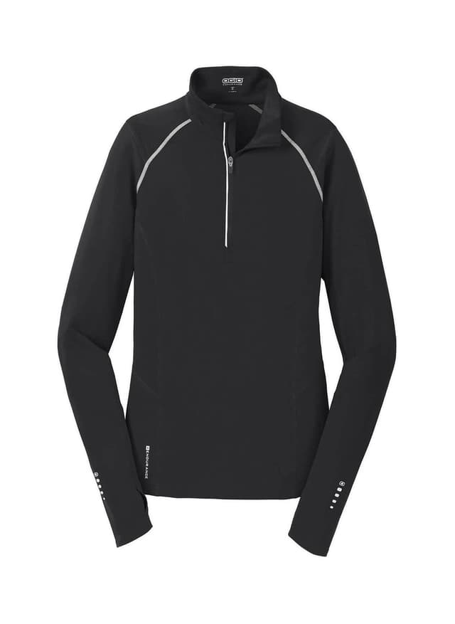 OGIO Women's Nexus Quarter-Zip - Black 3XL