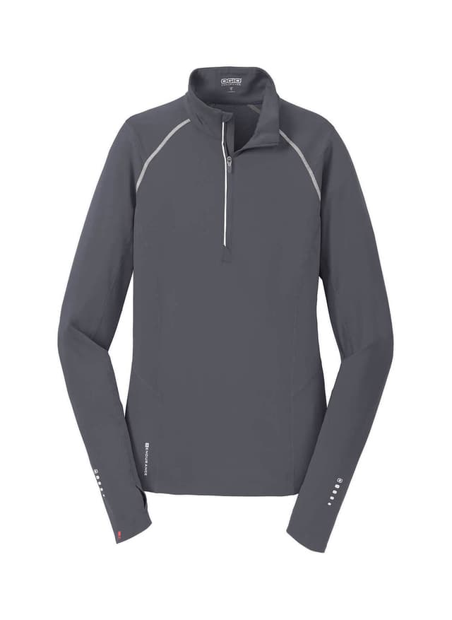 OGIO Women's Nexus Quarter-Zip - Dark Grey 3XL