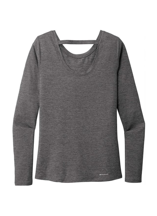 OGIO Women's ENDURANCE Force Long-Sleeve T-Shirt - Light Grey 3XL