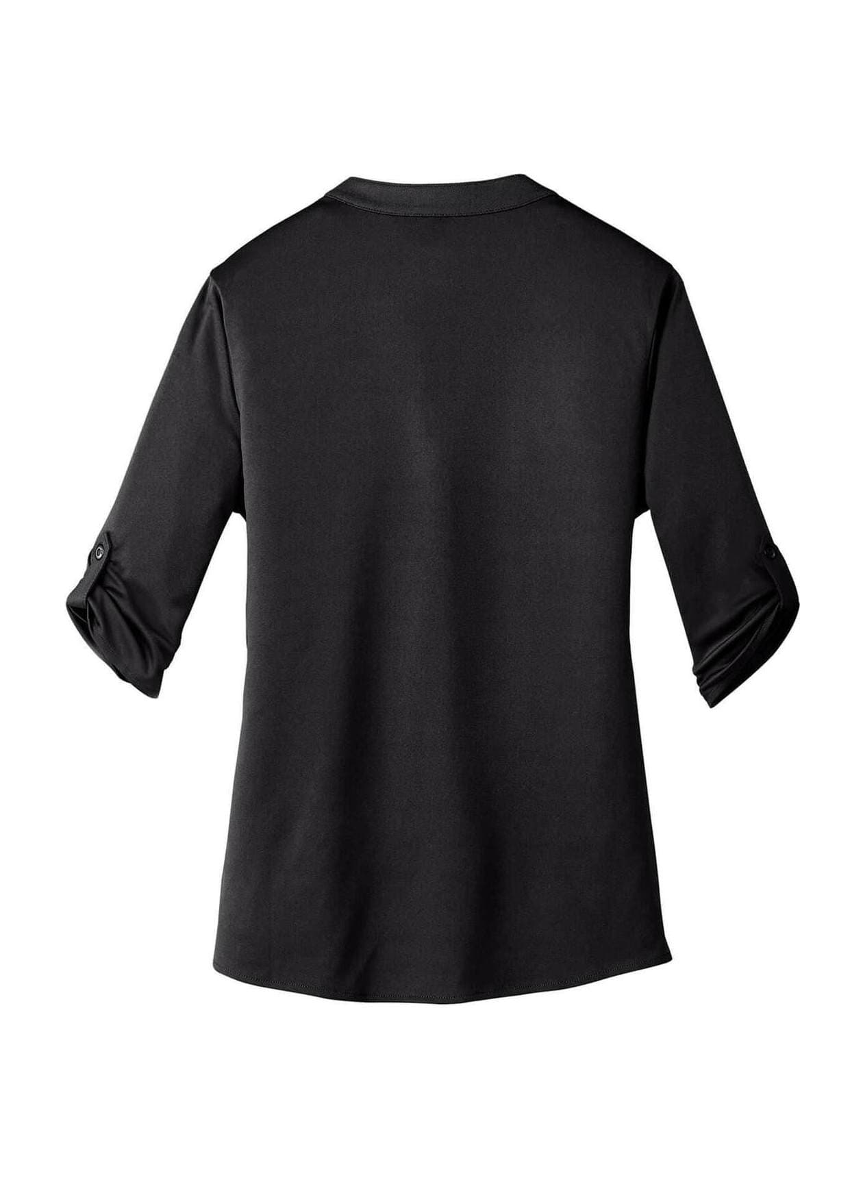 OGIO Women's Crush Henley - Black 3XL