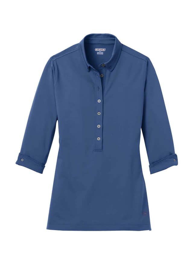 OGIO Women's Gauge Polo - Blue Indigo (BLU) 3XL