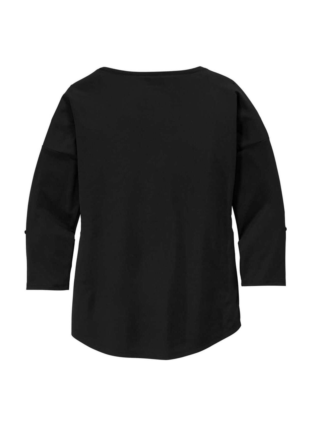 OGIO Women's Gravitate Scoop 3/4-Sleeve T-Shirt - Black 3XL