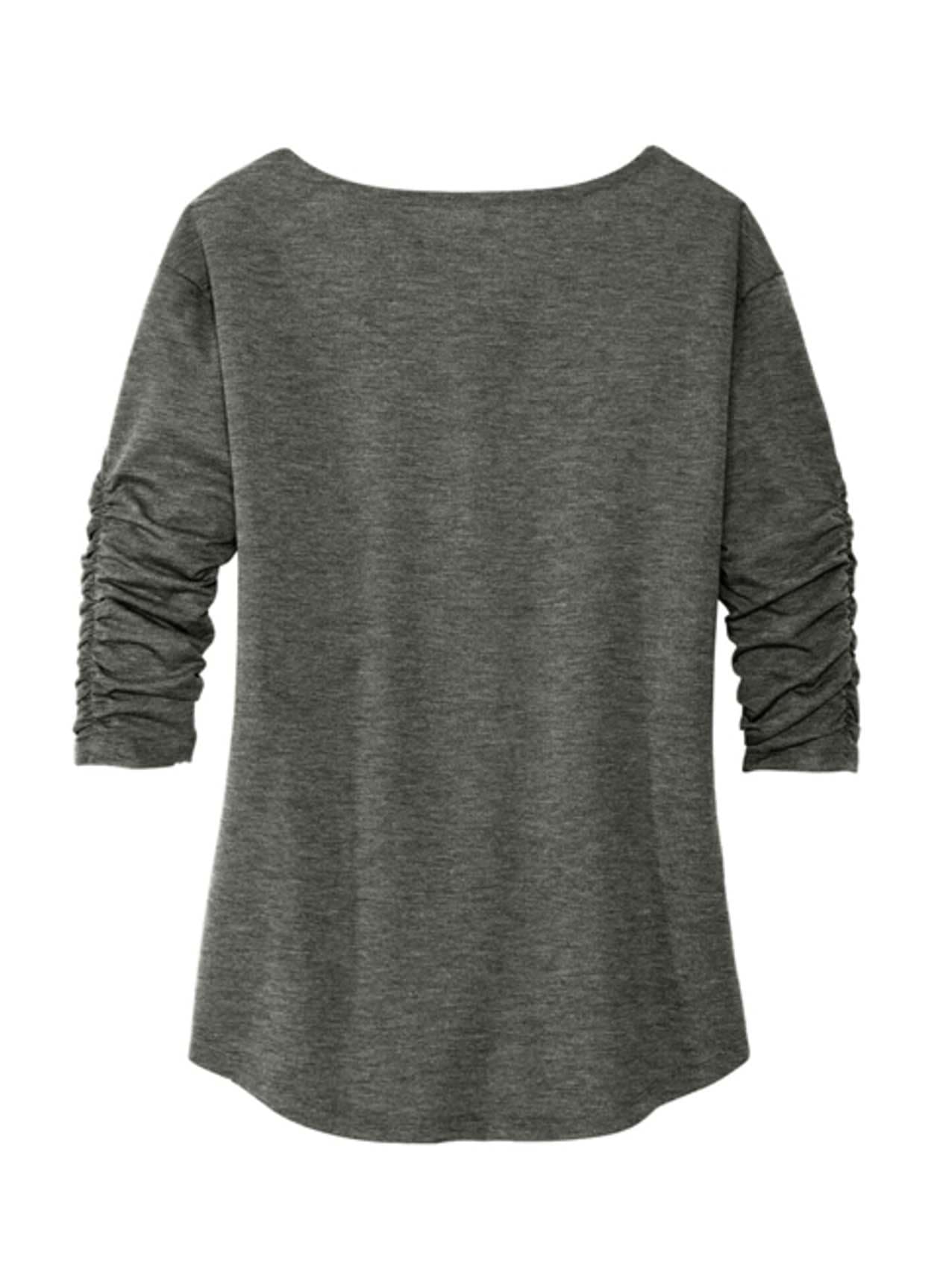 OGIO Women's Evolution V-Neck Long-Sleeve T-Shirt - Dark Grey 3XL