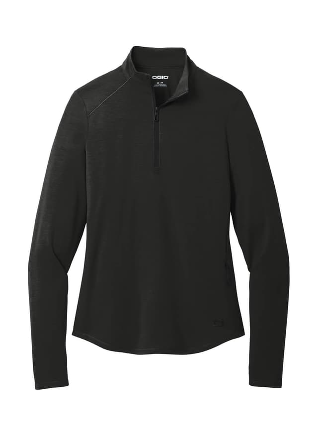OGIO Women's Motion 1/4-Zip - Black 3XL