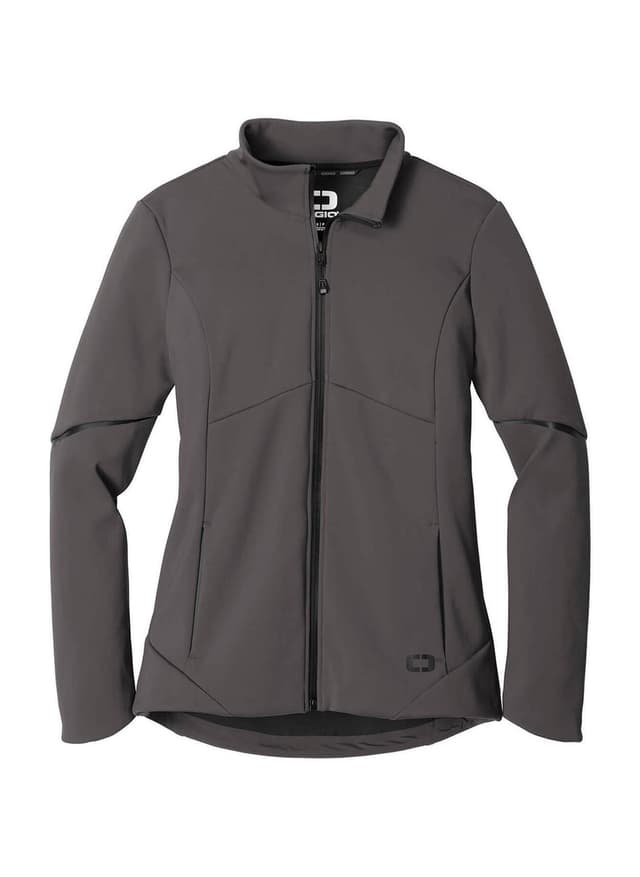 OGIO Women's Exaction Soft Shell Jacket - Dark Grey 3XL