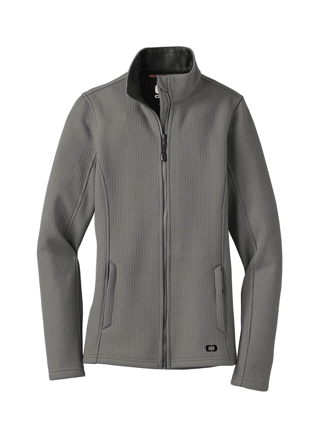 OGIO Women's Grit Fleece Jacket - Light Grey 3XL