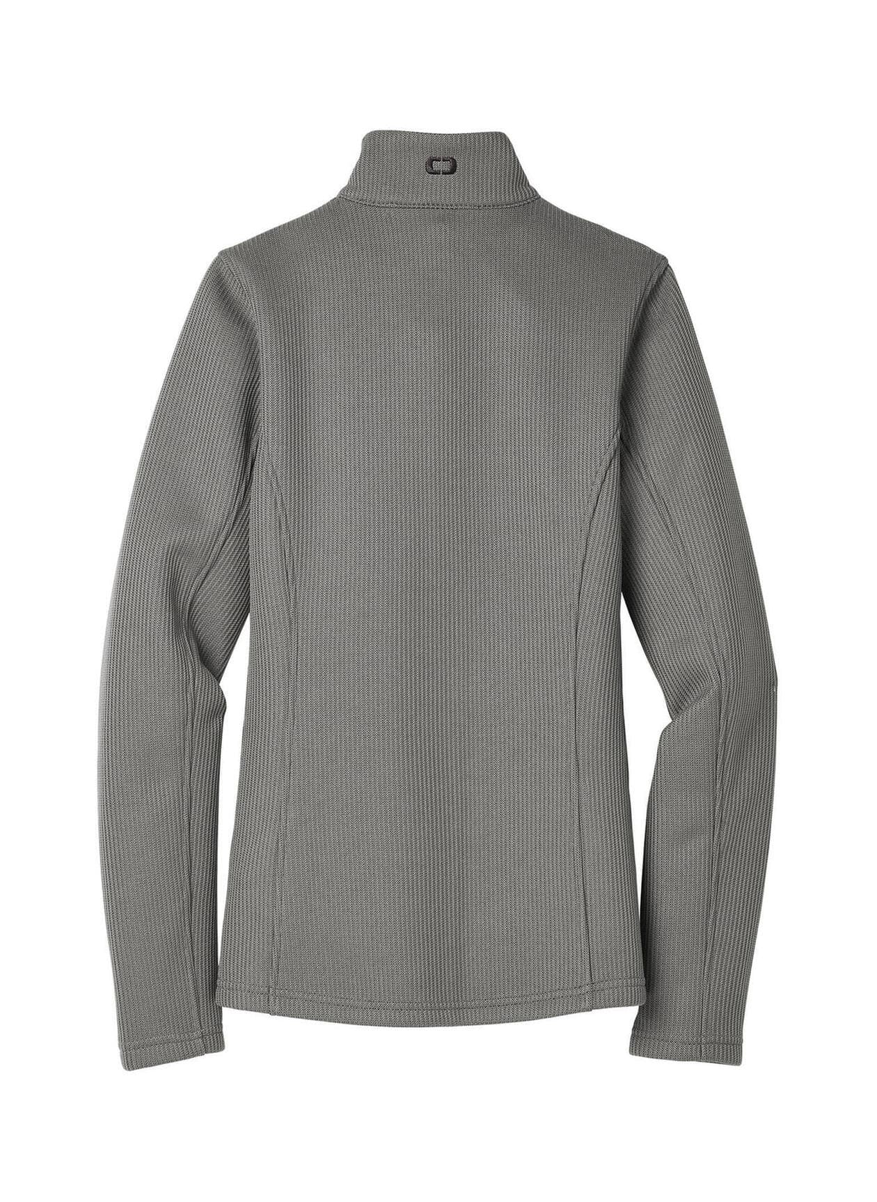 OGIO Women's Grit Fleece Jacket - Light Grey 3XL