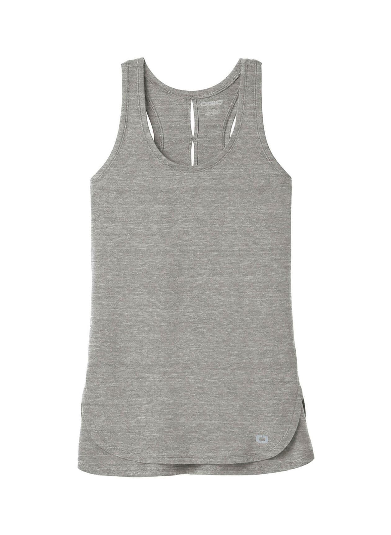 OGIO Women's Luuma Tank Top - Light Grey 3XL