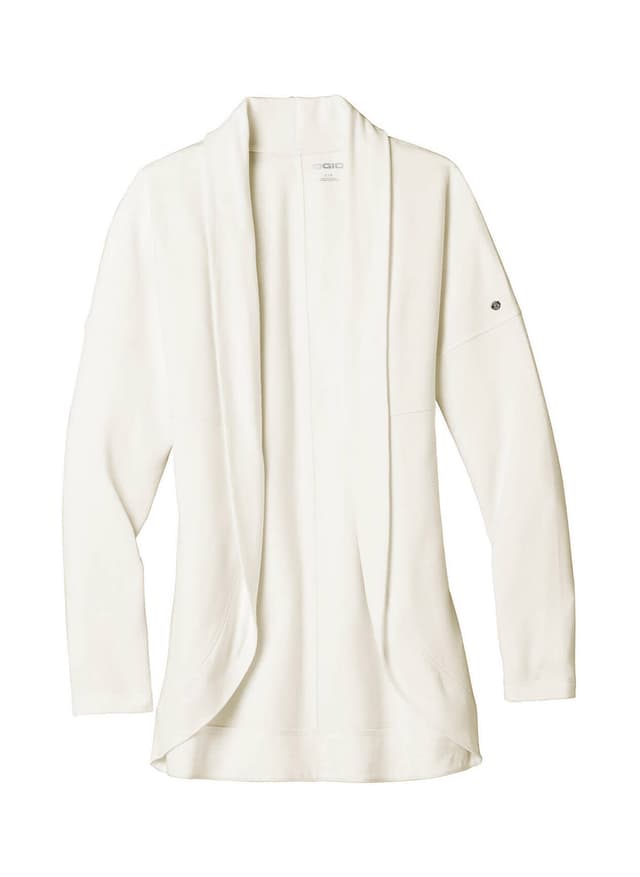 OGIO Women's Luuma Cocoon Fleece Jacket - White 3XL