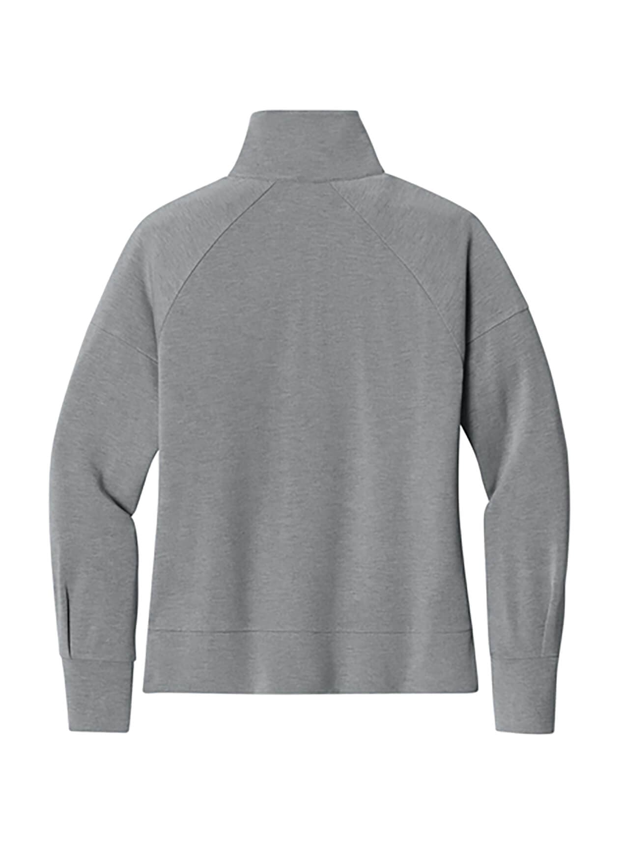 OGIO Women's Luuma Half-Zip - Light Grey 3XL