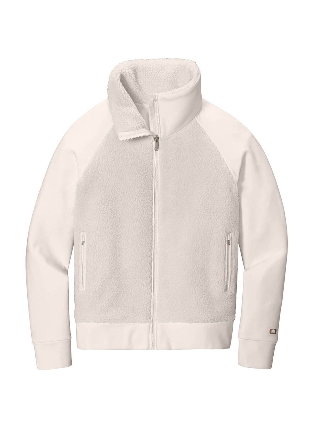 OGIO Women's Luuma Sherpa Jacket - White 3XL