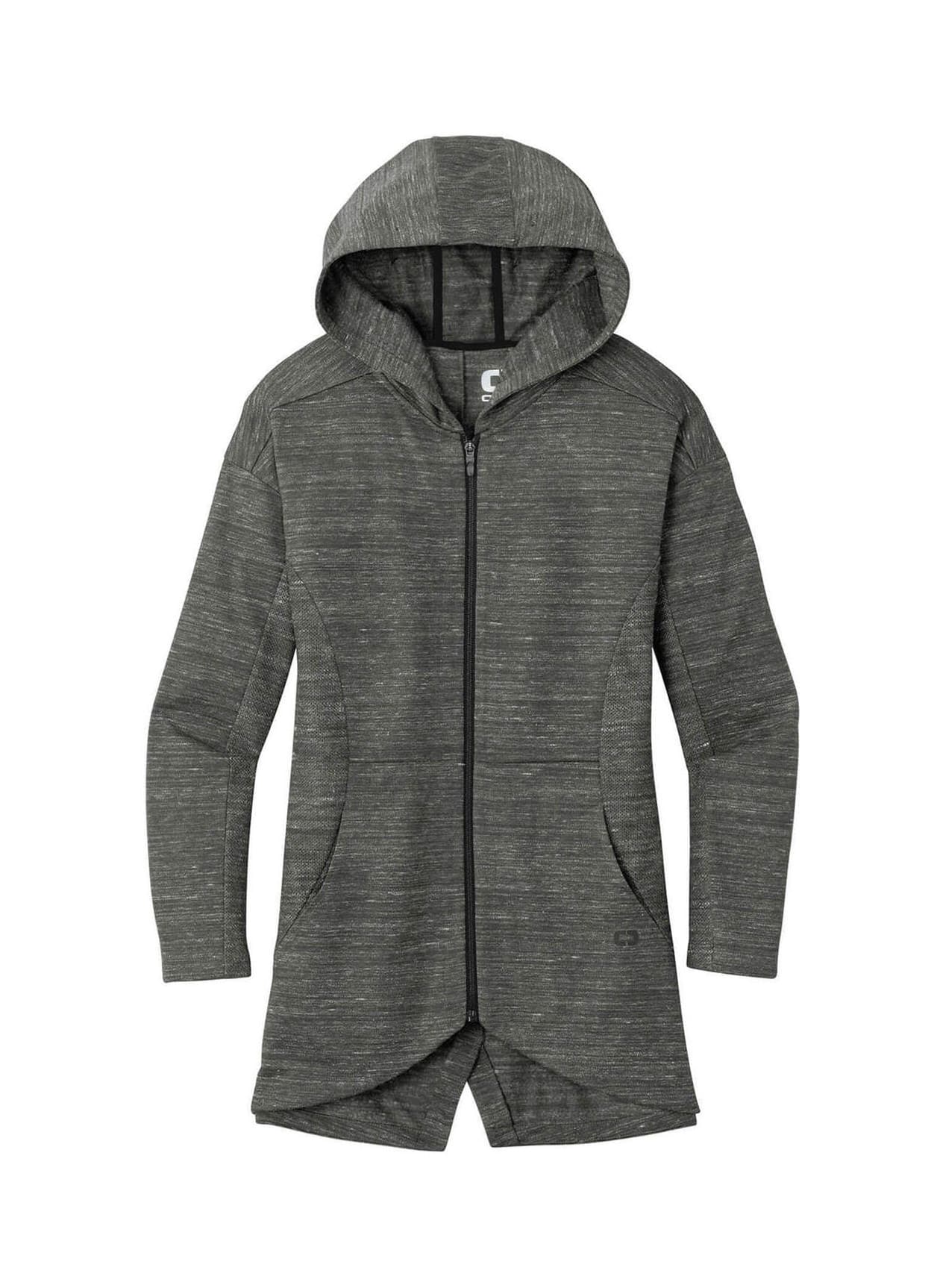 OGIO Women's Flux Full-Zip Hoodie - Dark Grey 3XL